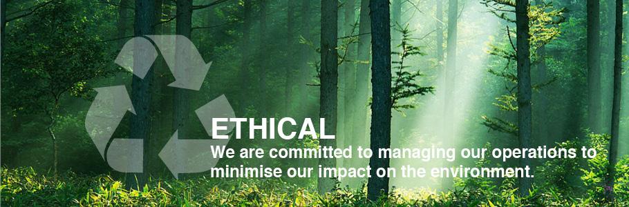 We are committed to managing our operations to minimise our impact on the enviroment